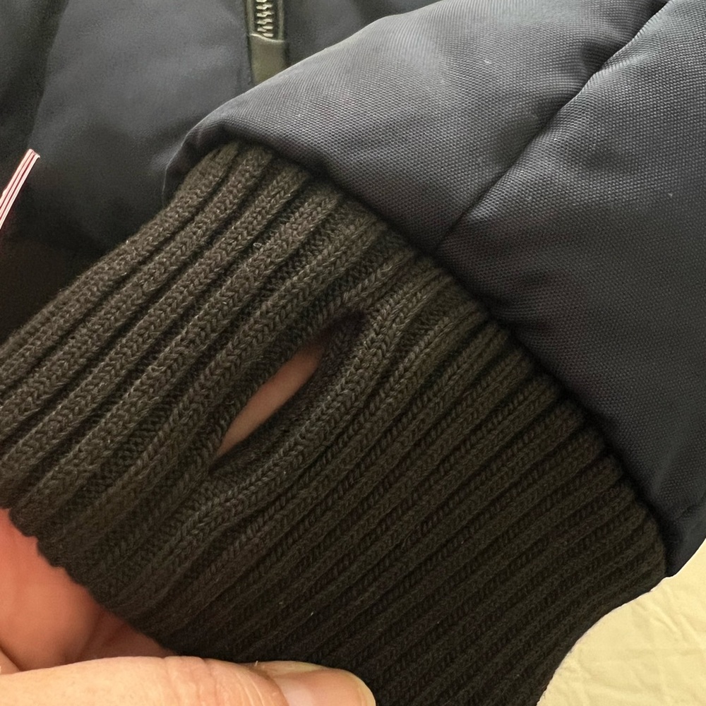 NWT Vince Camuto Quilted Down Fill Bomber Coat with Faux Fur Navy Black XL Women - Picture 10 of 16